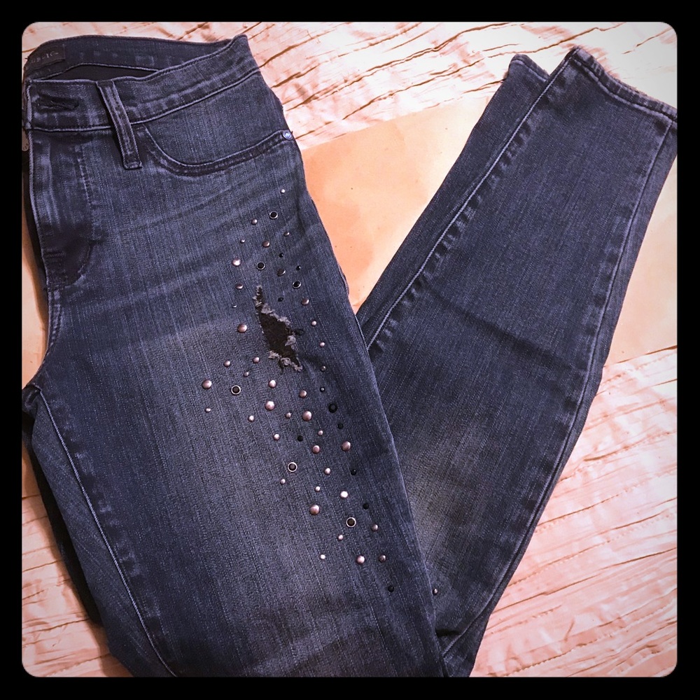 Detailed skinny jeans